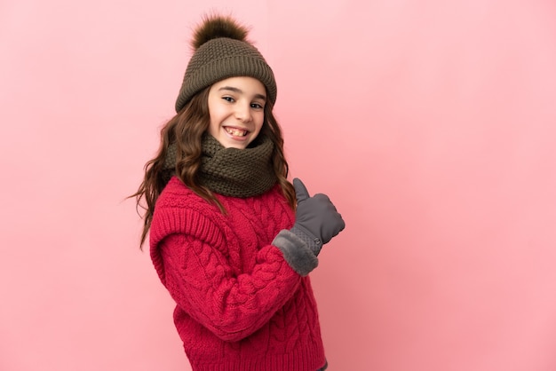 写真 孤立した背景上の少女