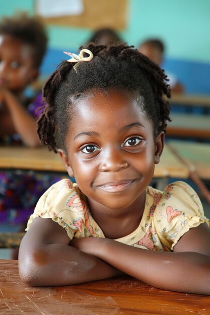 Young Girl With Curly Hair