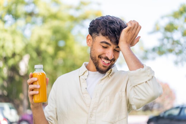 Young handsome Arab man