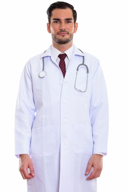  young handsome man doctor standing