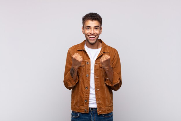 young handsome man smiling