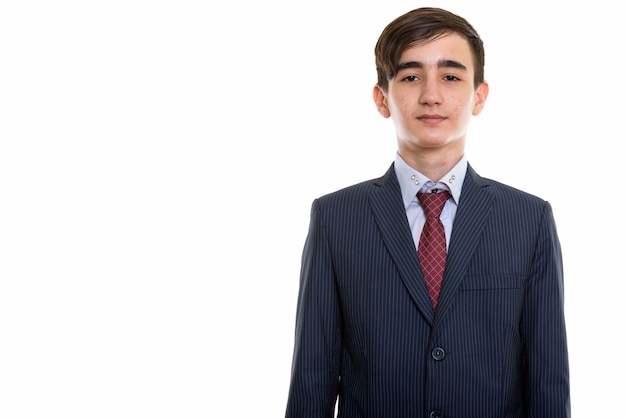 young handsome Persian teenage businessman