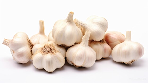 Young heads of garlic