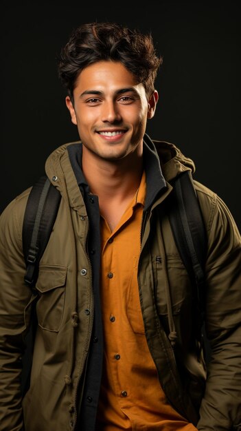 Young hispanic teenager student smiling confident holding books at university