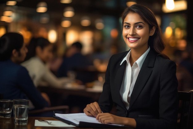 Young indian businesswoman or corporate employee