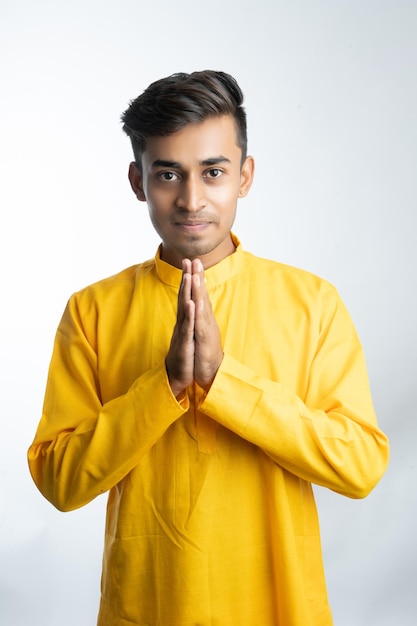 Young indian man on traditional wear