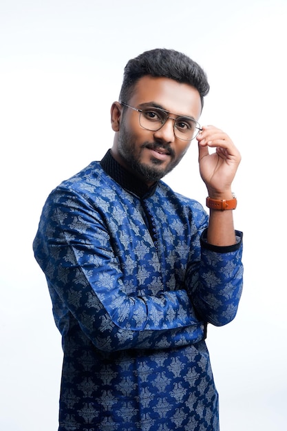 Young indian man on traditional wear