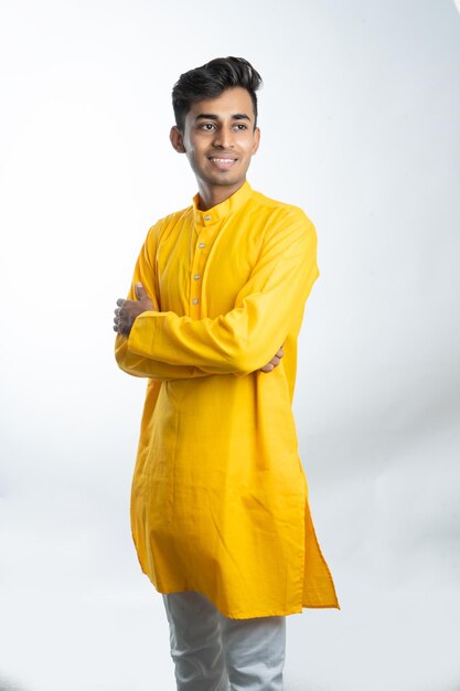 Young indian man on traditional wear