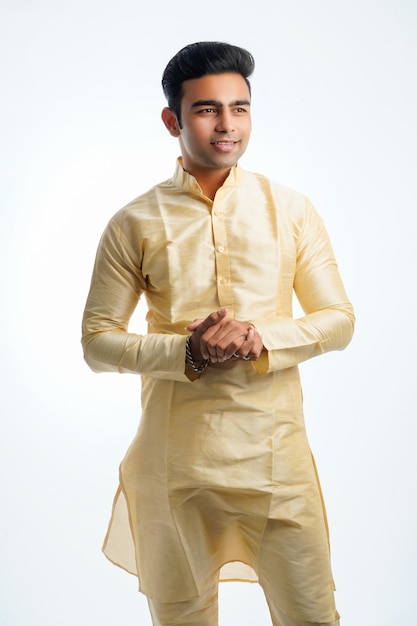 Young indian man on traditional wear