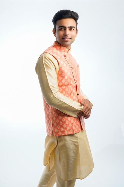 Young indian man on traditional wear