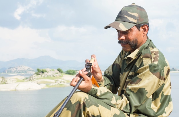 若いインドの兵士