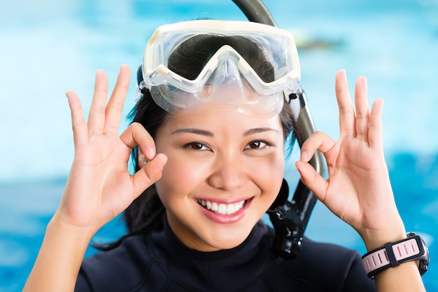 young indonesian diver says ok