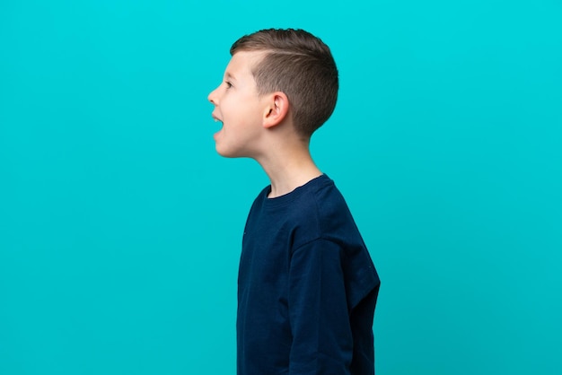 Young kid over isolated background