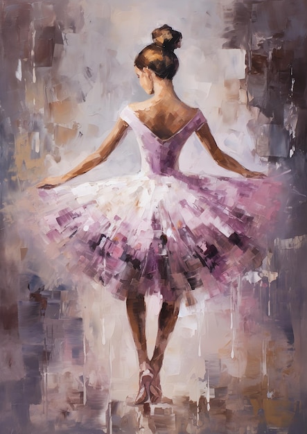 A Young Lady in a Modern Glamorous Tutu