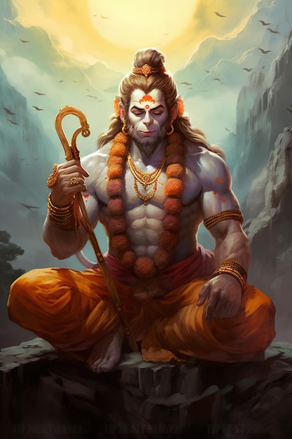 Young lord shri ram with a graceful body language