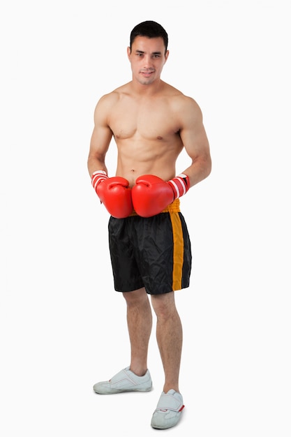 若い男性ボクサー