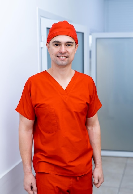 Young male doctor at the hospital Medical and health care concept