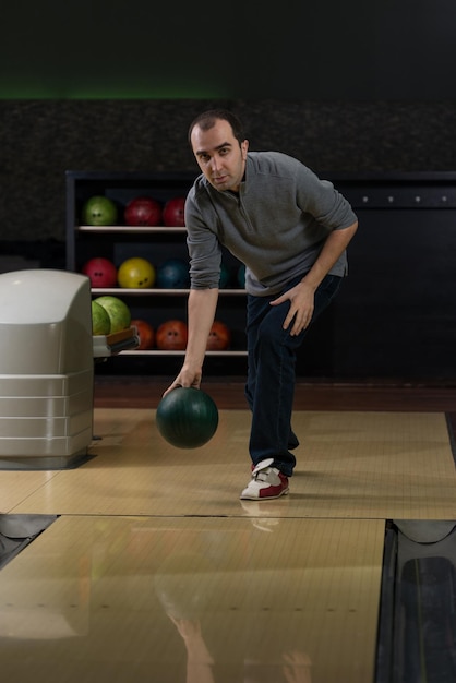 Young Man Bowling