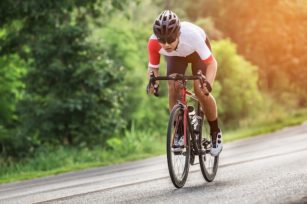 Young man Cyclist 