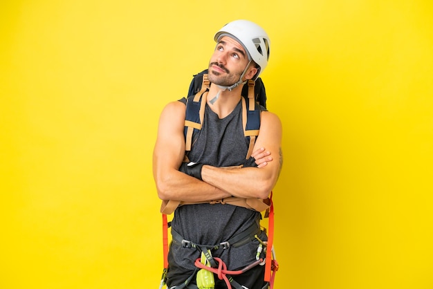 Young Man over isolated background