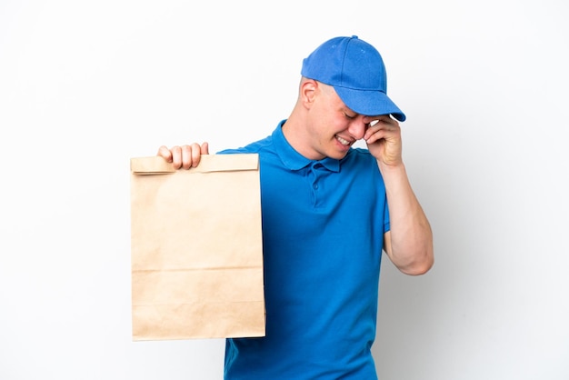 Young Man over isolated background