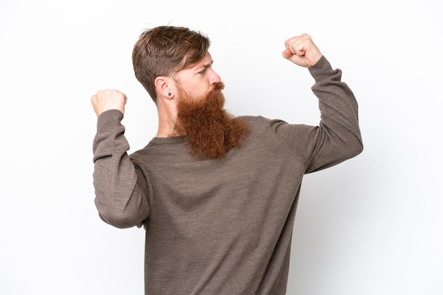 Young Man over isolated background