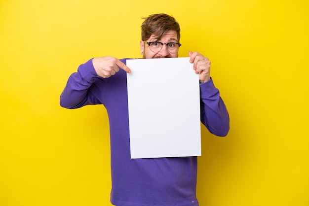 Young Man over isolated background