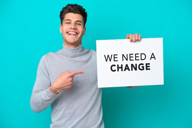 Young Man over isolated background