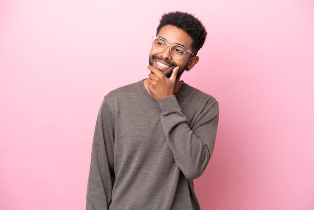 Young Man over isolated background