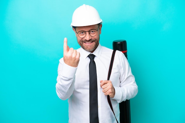 Young Man over isolated background