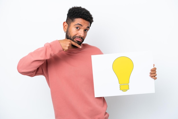 Young Man over isolated background