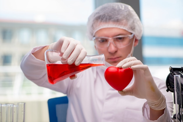 Young man in medical concept