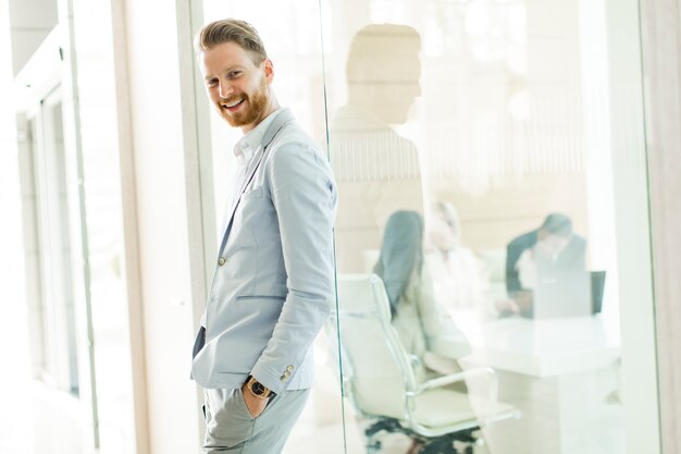 young man in the office