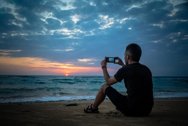 Young man using a cellphone