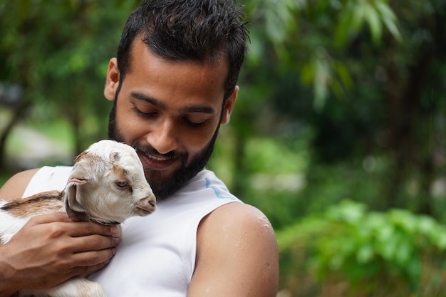 A young man who kept goat in the dock