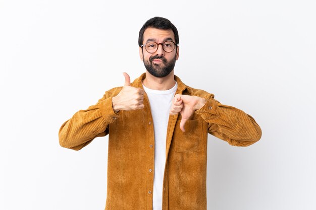 Young man with beard