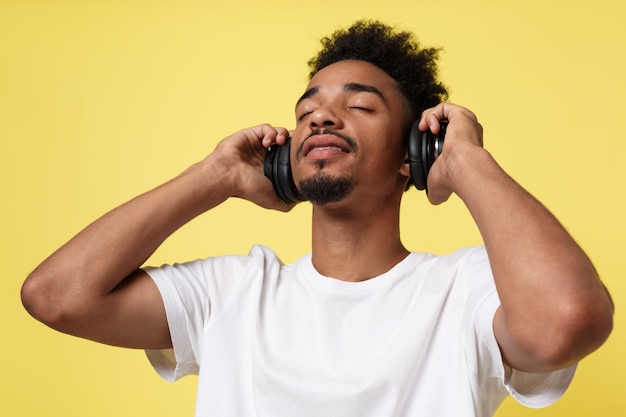 Young man with expressions