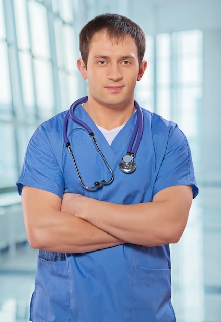 a young medical doctor