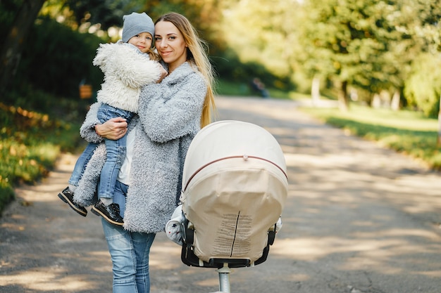 Young mother with toddler