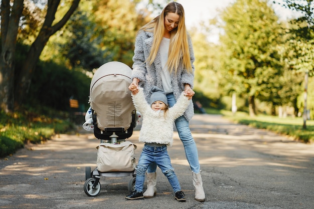 Young mother with toddler