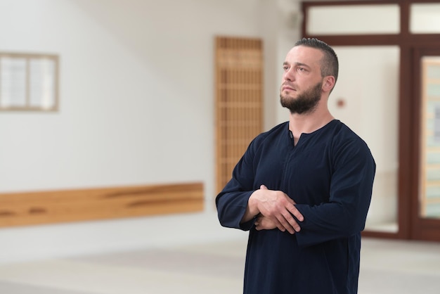 Young Muslim Guy Praying