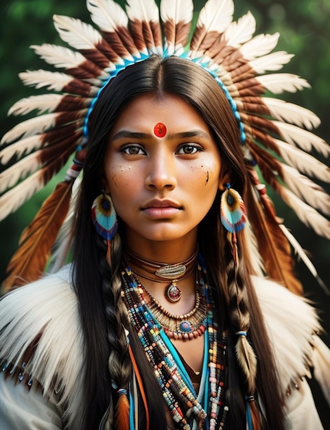 Young Native American woman