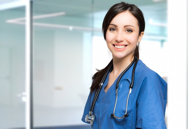 Young nurse portrait