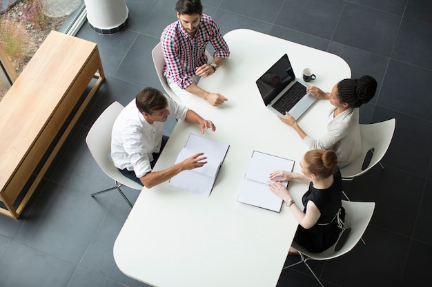 Young people in the office