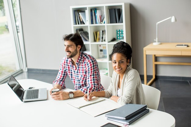 Young people in the office