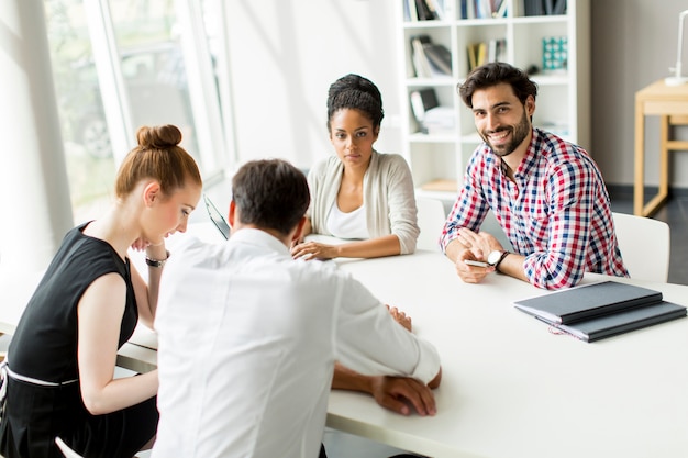 Young people in the office