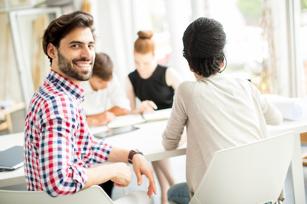 Young people in the office