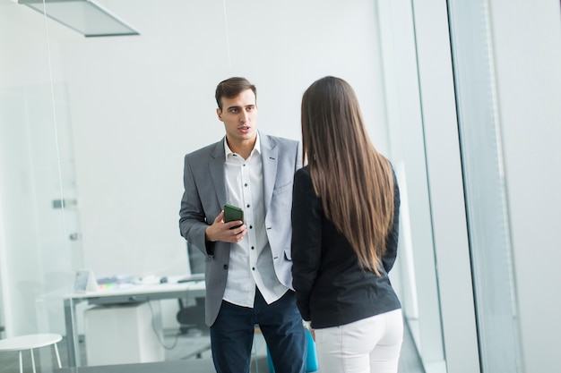 Young people in the office