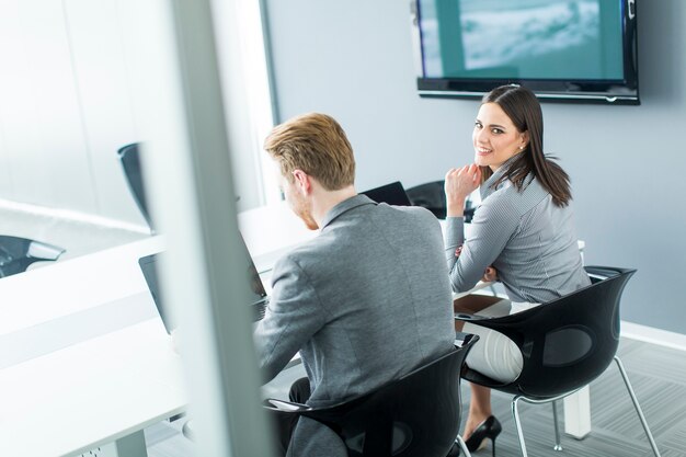 Young people in the office