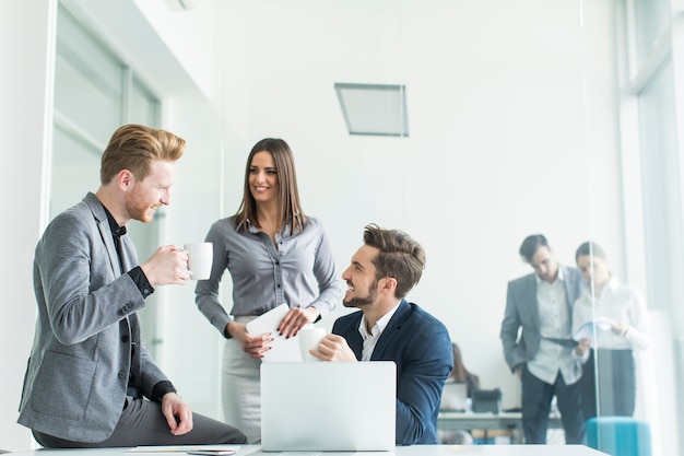 Young people in the office